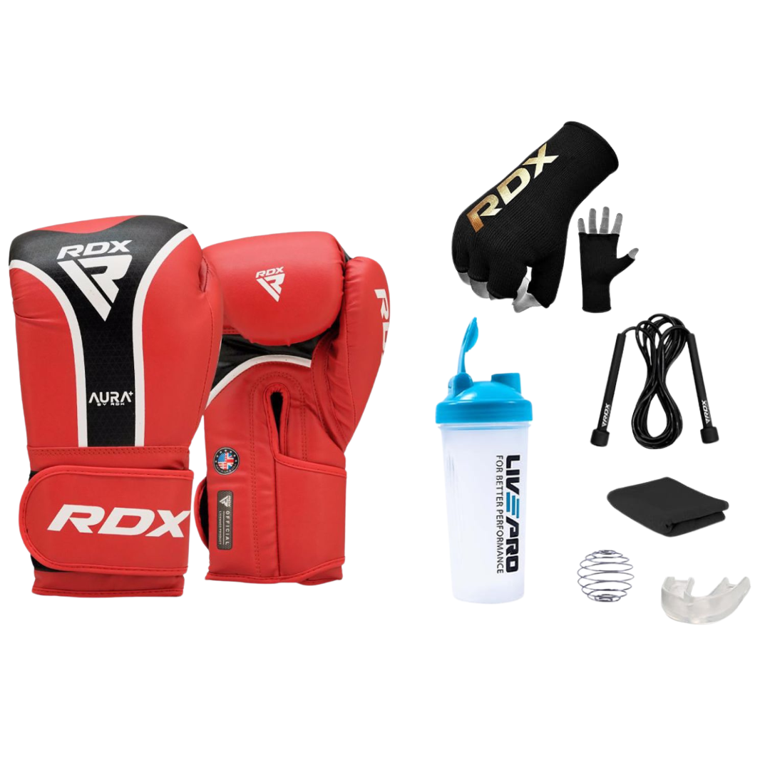 Guantes RDX AURA– Completo Kit para Entrenamiento y Competencia