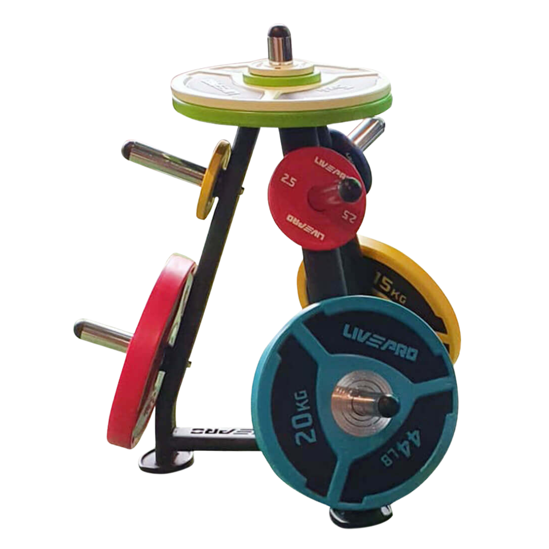 Rack Árbol Discos Olímpicos